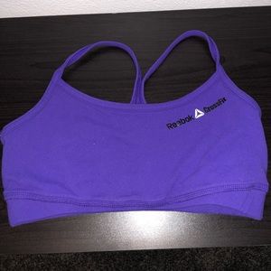Purple Reebok Crossfit bra